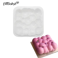 filbake 3d diy chocolate baking white silicone cloud shaped mousse cake mould dessert cake decorating tools baking accessories