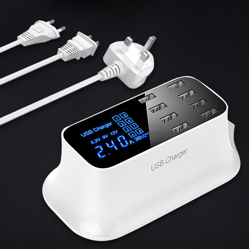 Teamyo Универсальный 8 портовый умный USB адаптер для зарядного устройства со