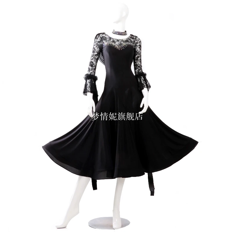 

Handmade Dance Dress/standard Ballroom Competition Dress Modern Waltz Tango