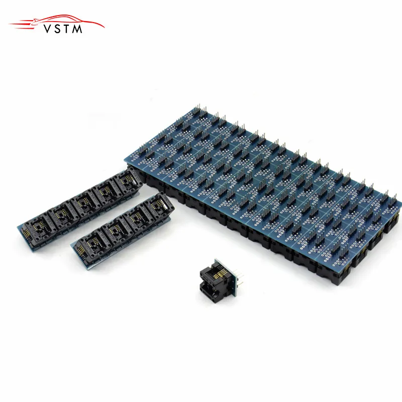 Синий SOIC8 SOP8 К DIP8 ZIF широкое сиденье 150mil программист адаптер гнездо| |