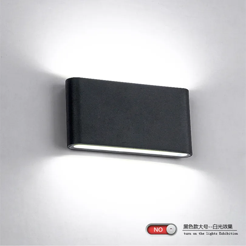 Светодиодный настенный светильник водонепроницаемая лампа с COB матрицей 8 Вт 14 IP65