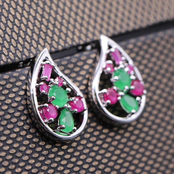 Элегантные Очаровательные женские серьги гвоздики из белого циркония ААА капля