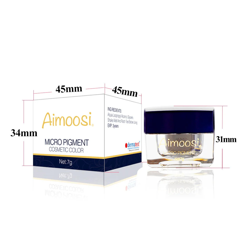 7g Aimoosi чистый растительный цвет порошок смесь для пигмента перманентного макияжа