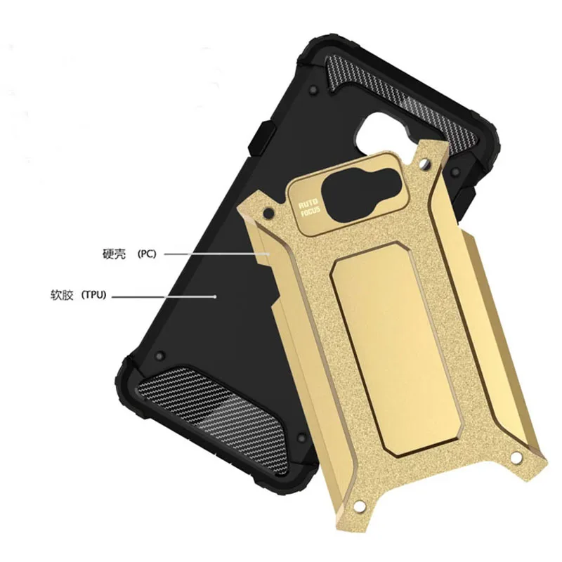 Роскошные Алмаз броня ТПУ + PC уникальный случай телефон для Samsung C5 J5 J7 пластика