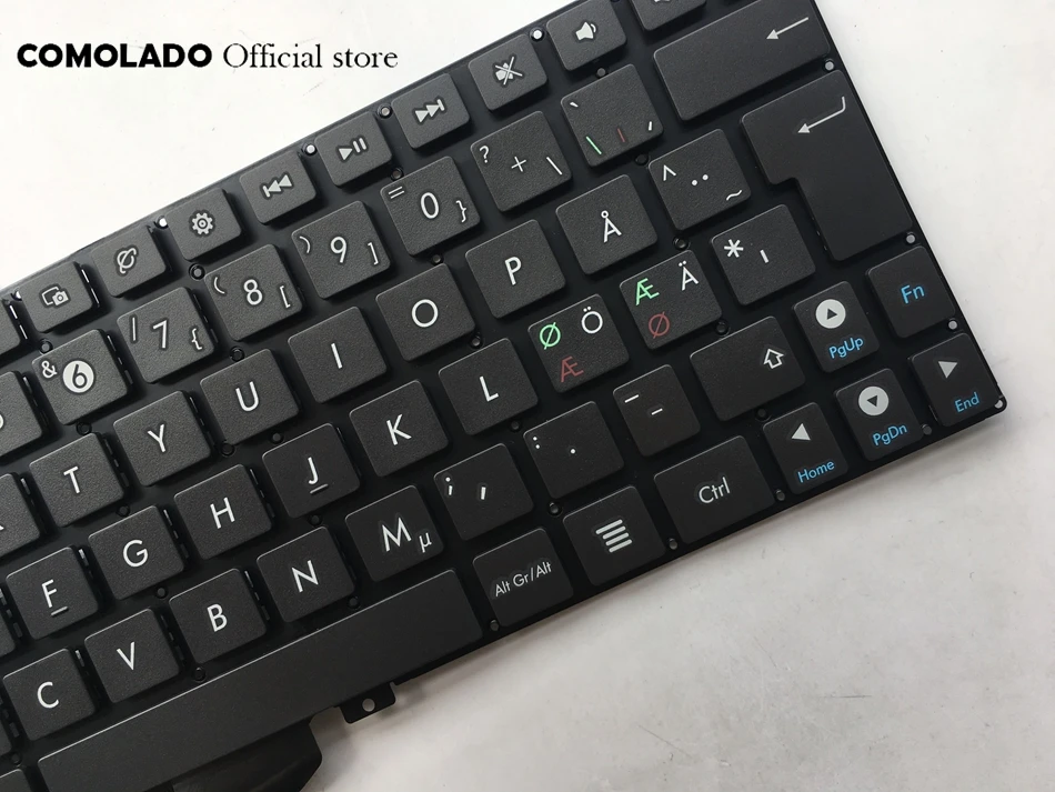 ND Nordic Клавиатура для ноутбука ASUS Pad TF201 TF300T TF300TL TF300TG черный без рамки клавиатуры