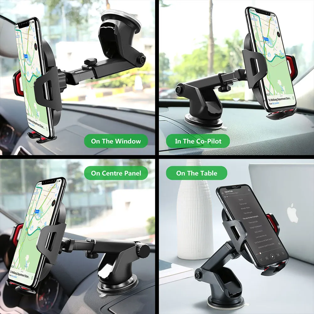 kisscase windshield gravity sucker phone holder car for iphone 7 xs max 12 pro max 8 car phone holder stand support telephone free global shipping