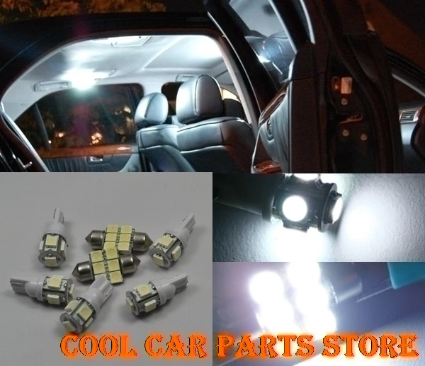 

17 x Xenon White LED Lights Interior Package Reverse Kit for Acura TL 2004-2008