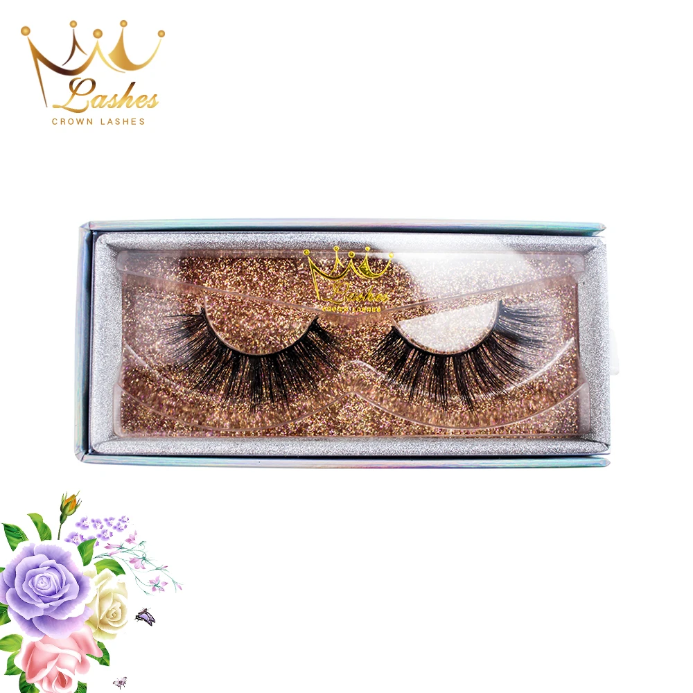 CrownLashes Косметика Макияж 6d норковые накладные ресницы предлагают индивидуальные