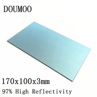 2pcs 170x100x3mm projector reflector mirror diy projector accessories 97 high reflectivity lens for 7inch 5 8 inches projector
