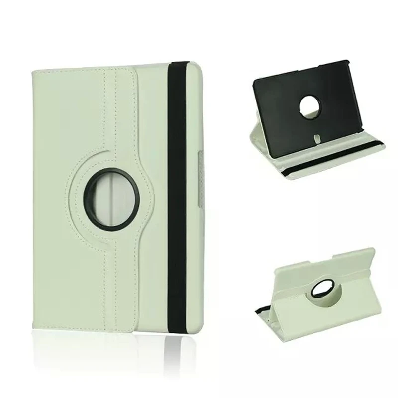 Флип чехол из искусственной кожи с подставкой 360 градусов умный для планшета Samsung
