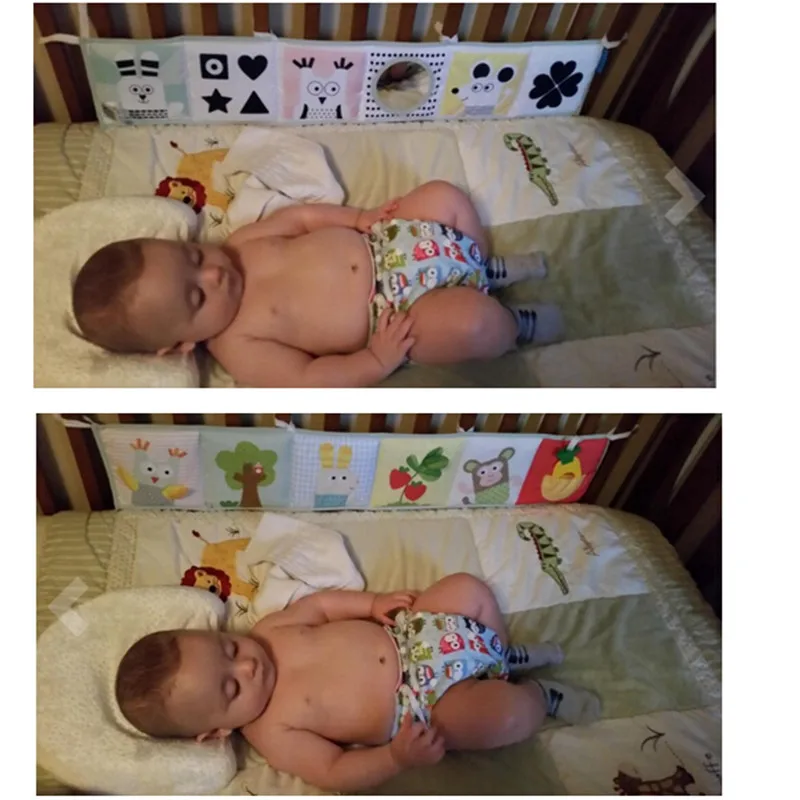 Детские игрушки на кроватку бампер детская книга из ткани для детей погремушки