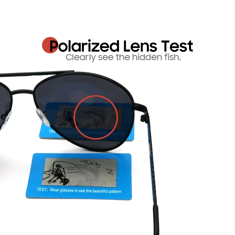 Солнцезащитные очки VIVIBEE Мужские поляризационные авиаторы в металлической