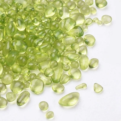 YellowGreen 450 г/пакет 2~ 5x2~ 3x2~ 3 мм стеклянные семена без отверстия Аксессуары для изготовления ювелирных изделий DIY бусины окрашенные, прозрачные цвета, без отверстия/без отверстия - Цвет: YellowGreen