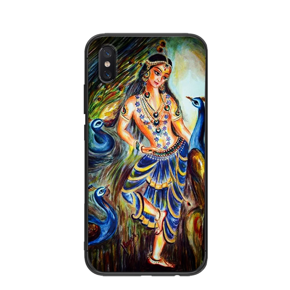 Индийская картина маслом Мягкий ТПУ для Xiaomi Redmi Mi6 8 9 A1 A2 F1 Plus чехол 5/5 M8 Lite
