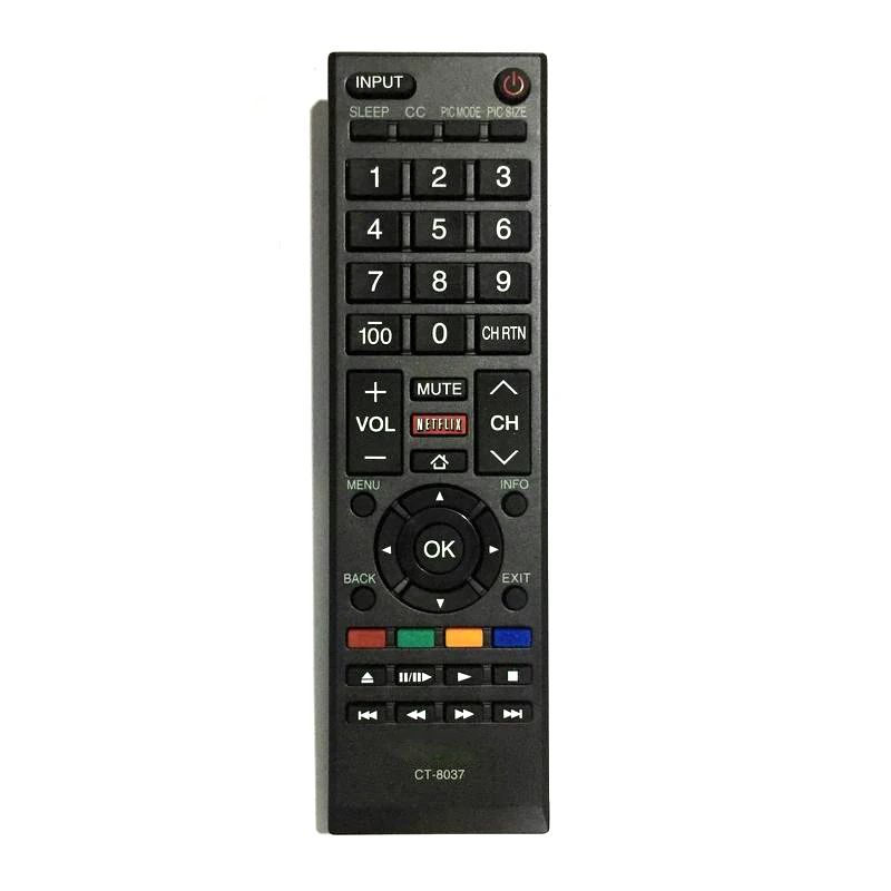 

New Generic CT-8037 Remote Control For Toshiba TV 40L3400 40L3400U 50L3400U 65L5400