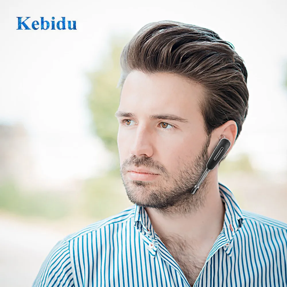 KEBIDU спортивные bluetooth беспроводные наушники гарнитура бизнес с микрофоном для iphone