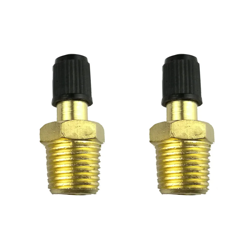 Пара 1/4 &quotNPT MPT латунный воздушный компрессор бак наполнения клапана Schrader