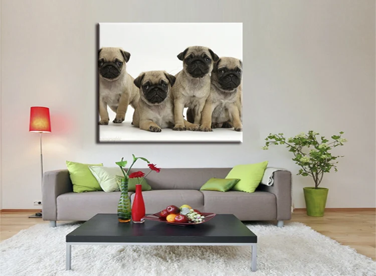 1 шт./компл. Высокое разрешение современная абстрактная Мода пять животных Собака