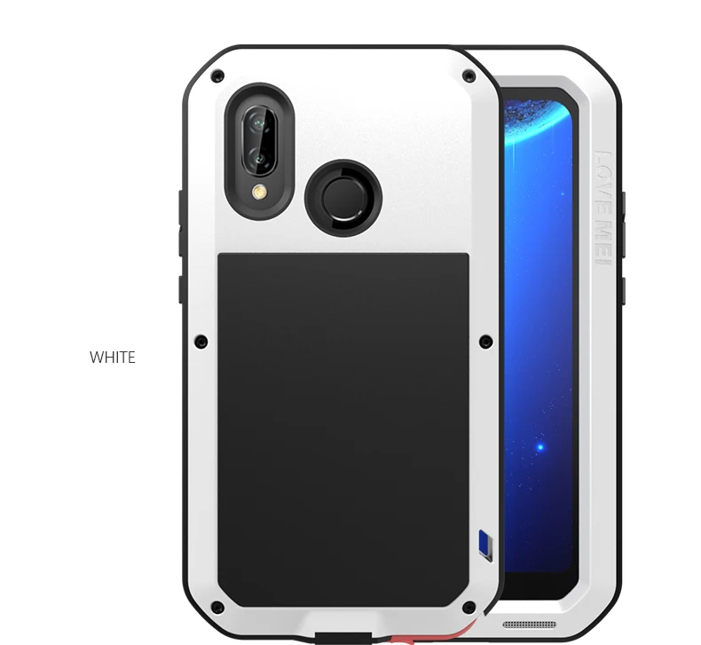 LOVE MEI Metal Aluminum For Huawei P20 Lite Nova 3E P30 Heavy Duty Armor Shockproof Waterproof Powerful Mate 20 | Мобильные телефоны