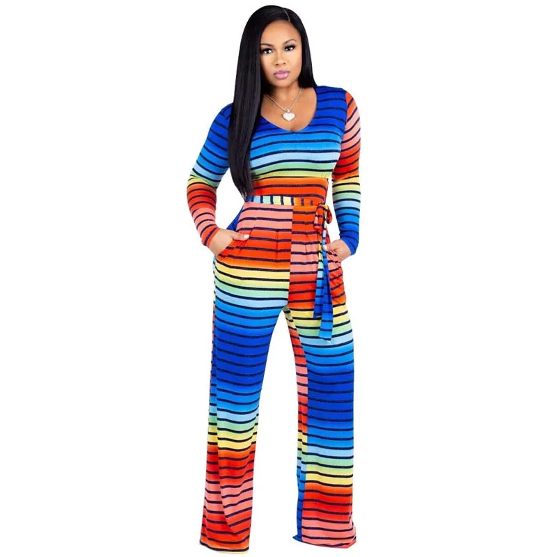 Демисезонный градиентная расцветка Высота комбинезон 2018 Новое сексуальное