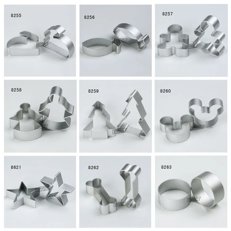 BAKEST 30 шт./лот маленький размер алюминиевый сплав форма для печенья DIY Резак