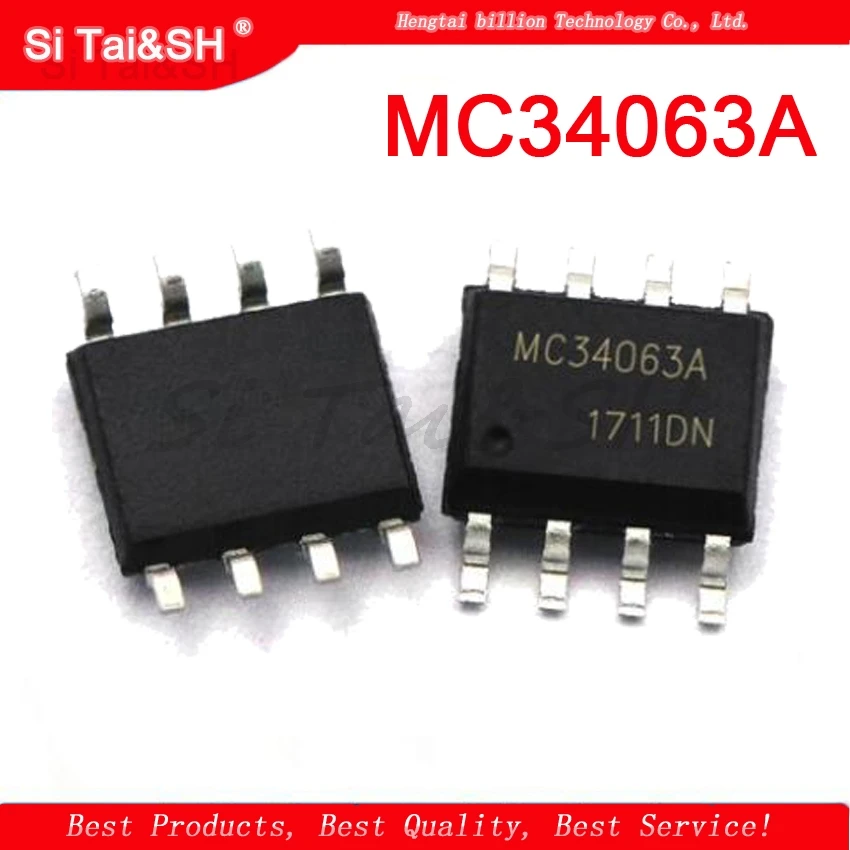 10 шт. MC34063ADR2G MC34063 MC34063A 34063 SOP-8 | Электронные компоненты и принадлежности