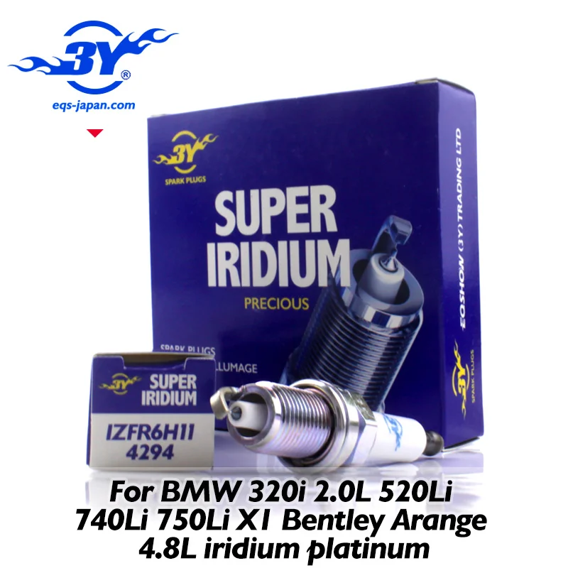 1 шт. IZFR6H11 4294 свечи зажигания для 12122158252 4294X5 4 8 750LI 740LI SKJ20CR A8 IK20L RC8ZWYPB4 супер Иридий