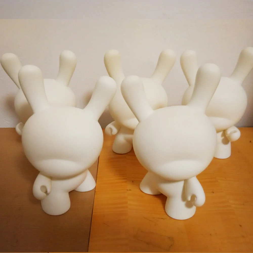 Оптовая продажа 5 шт 8 дюймов (20 см) Kidrobot dunny кукла белая форма для DIY Ручная работа