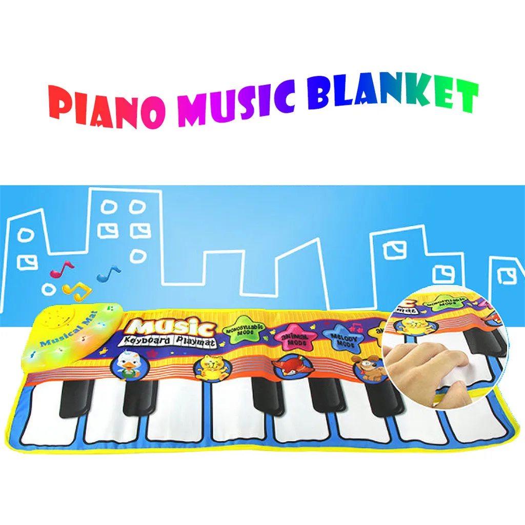 Лидер продаж детский музыкальный коврик для фортепиано раннего развития
