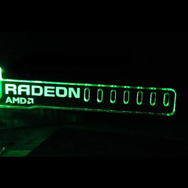 Синий Radeon AMD Cool СВЕТОДИОДНЫЙ Световой Компьютер Офис Главная Коробка ЕГО