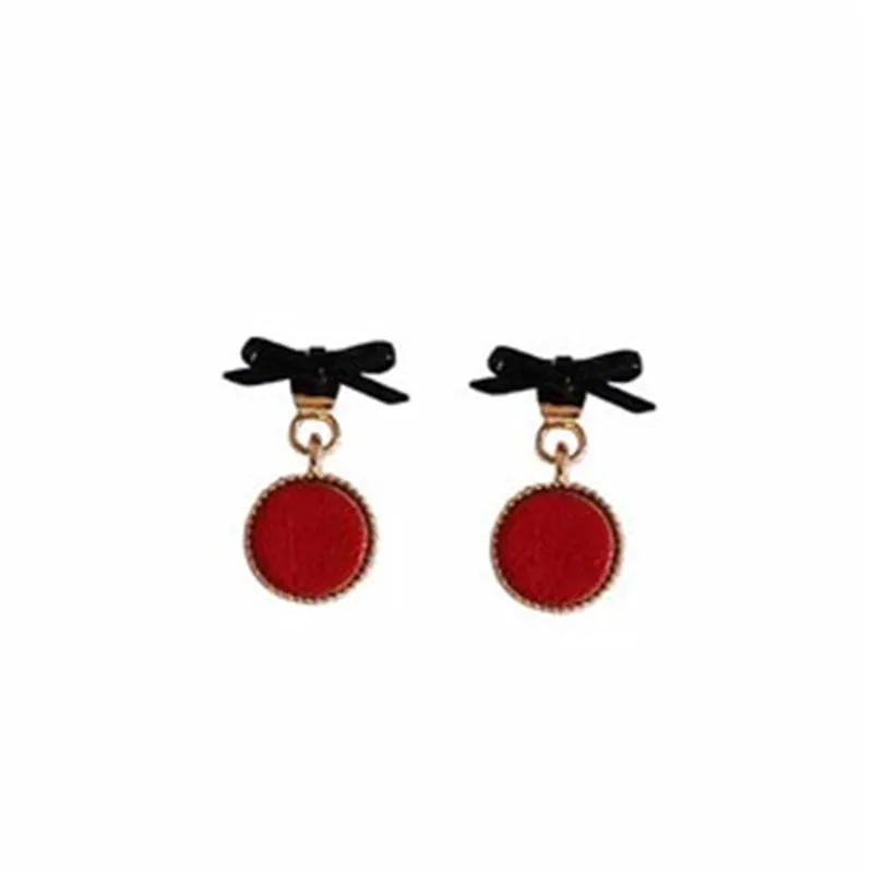 Бесплатная доставка модные женские ювелирные изделия новые милые серьги-бантики