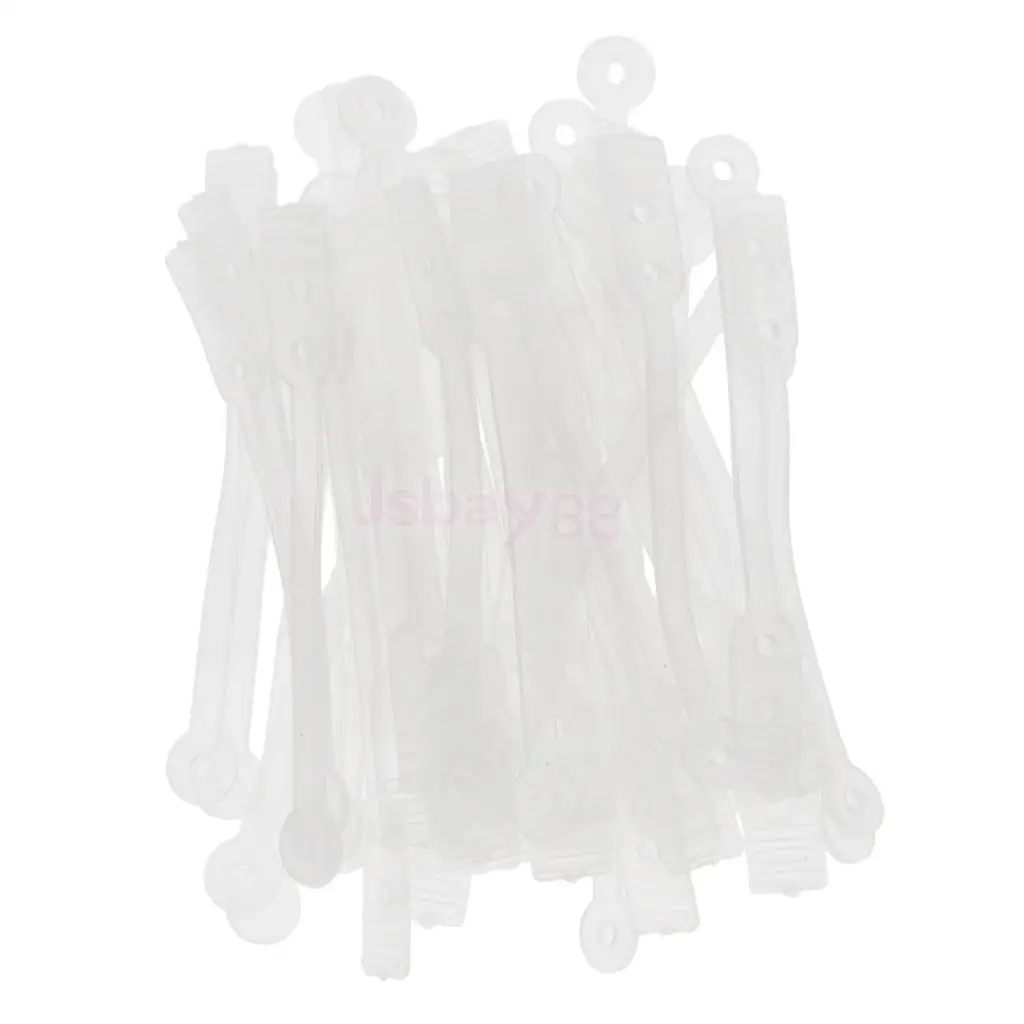 50 шт./упак. прочный ролик для волос салона резинка зажим аксессуар прозрачный