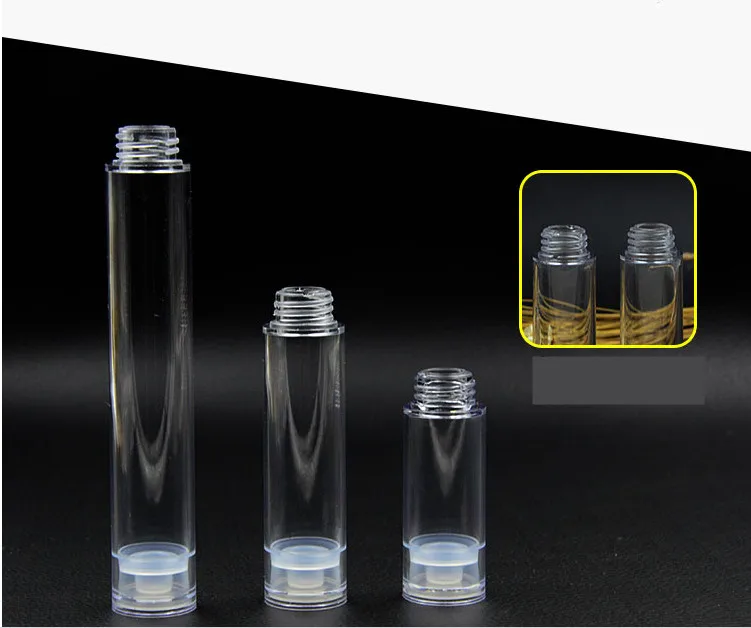 Высококачественная пустая прозрачная вакуумная бутылка для лосьона 6 шт. 10 мл с