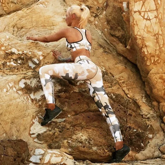 Женский комплект для йоги спортивная одежда фитнеса спортивный бюстгальтер +
