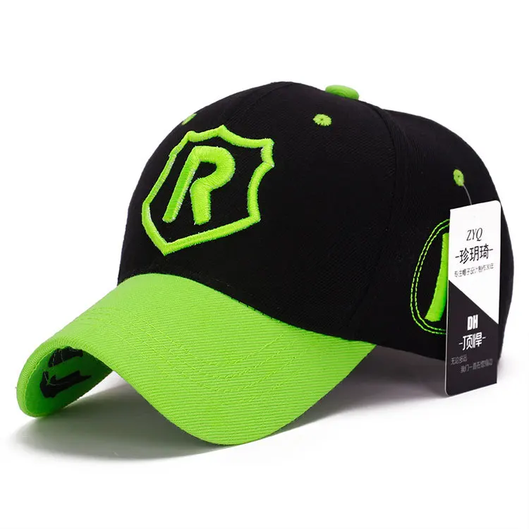 Hip Hop Running Man Letter R shield Baseball Caps Gorras Casquette Women men snapback hats | Аксессуары для одежды