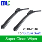 Щетки стеклоочистителя Mikkuppa для Suzuki Swift 2010 2011 2012 2013 2014 2015 2016, стеклоочистители, автомобильные аксессуары