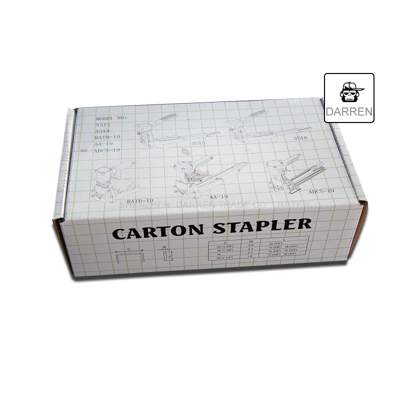 

1PCS Manual Carton Box Stapler Nailer 1-3/8" Sealer Closer For 16-18mm Staples