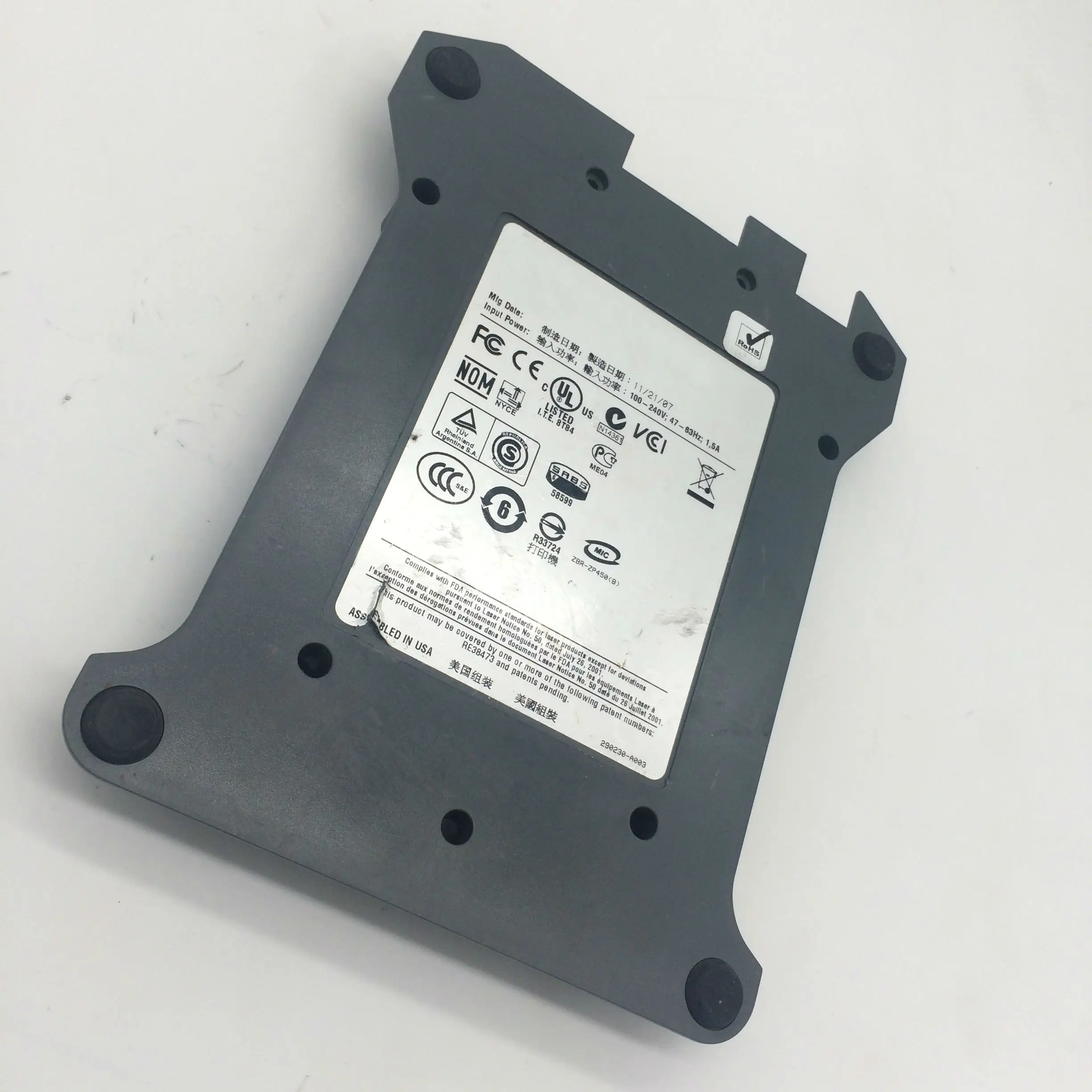 

Нижний источник питания для термопринтера Zebra ZP500 ZP450 ZP505 ZP550