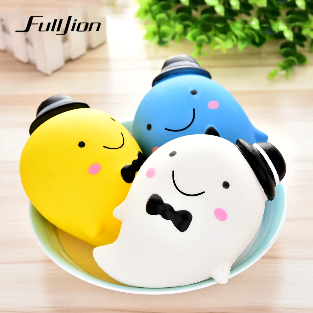 Fulljion сюрприз призрак мягкими гаджет Squishi kawaii снятие стресса игрушечные лошадки