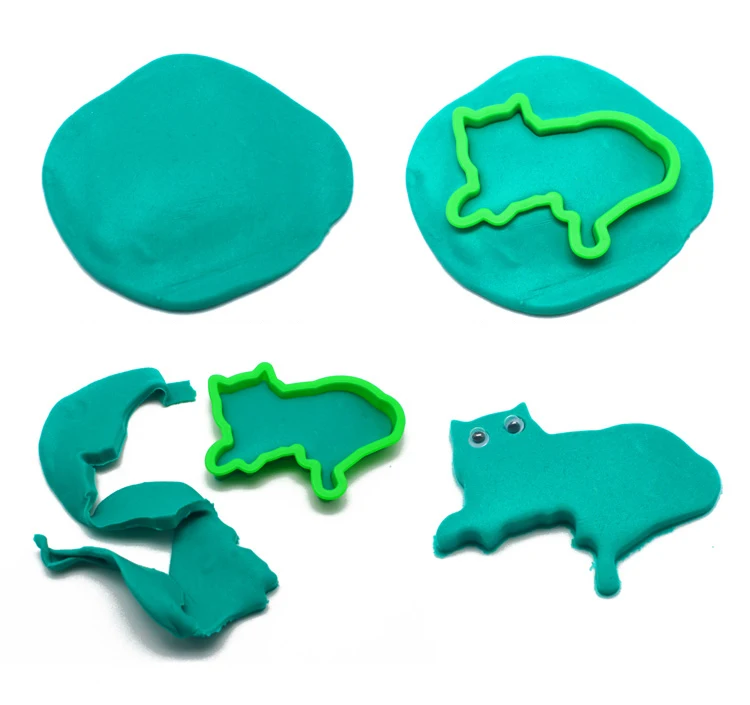 1 компл. Пластик творческий 3D скотный двор пены Магнитная глины НИС плесень