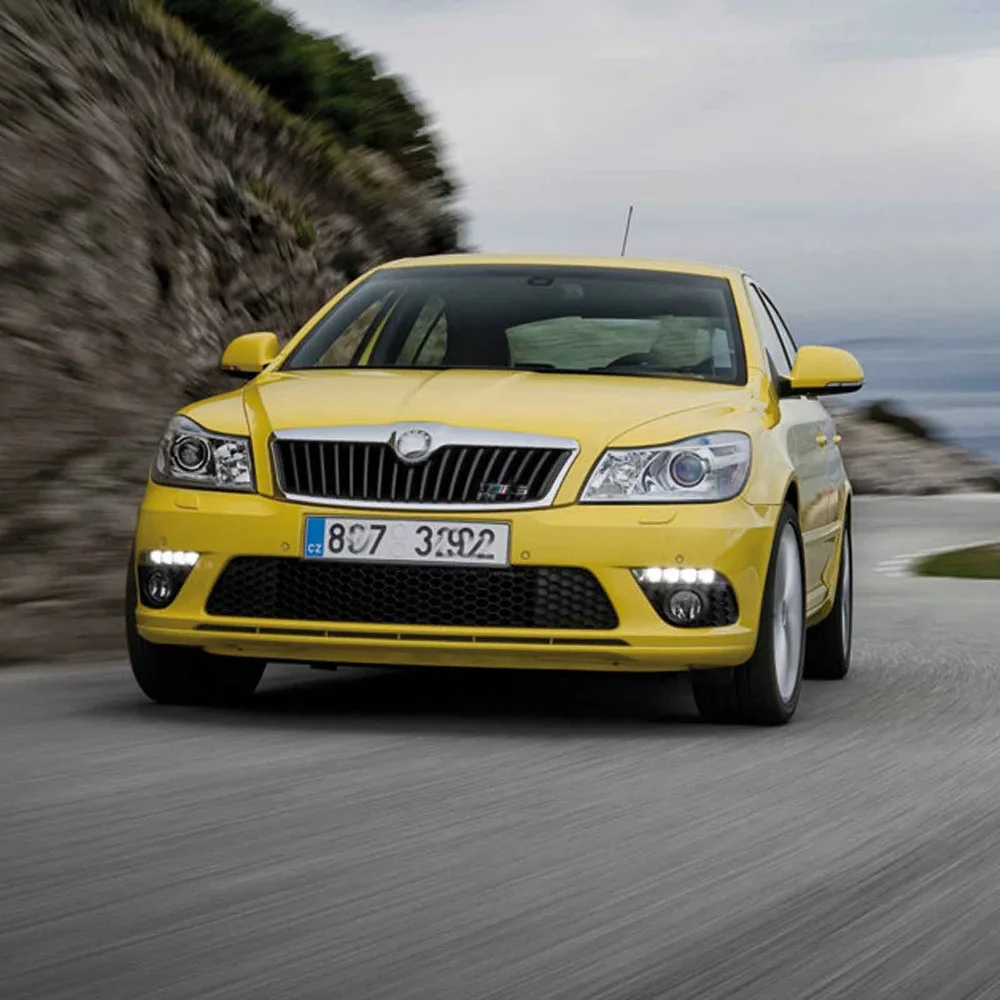 Автомобильный светодиодный светильник для Skoda Octavia A5 A6 RS 2009 2010 2011 2012 2013 DRL Дневной |