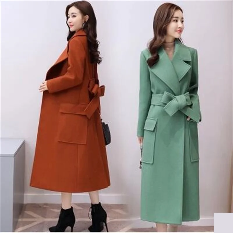 2018 модное пальто осенне зимняя одежда шерстяное Высокое качество Новое