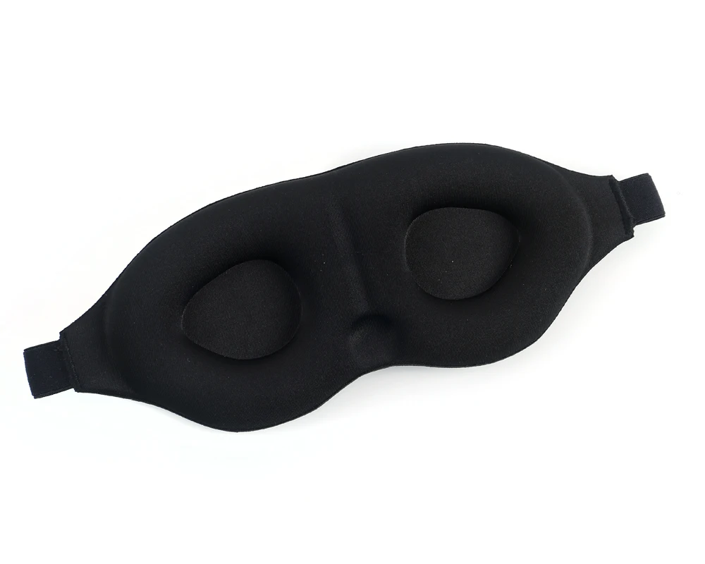 Черные 1 шт. очки для сна путешествий портативные 3D пенопластовые маски губка