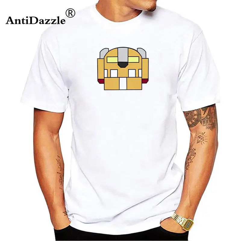 Antidaazle Voltron печати случайные футболки мужские с круглым вырезом Модные топы
