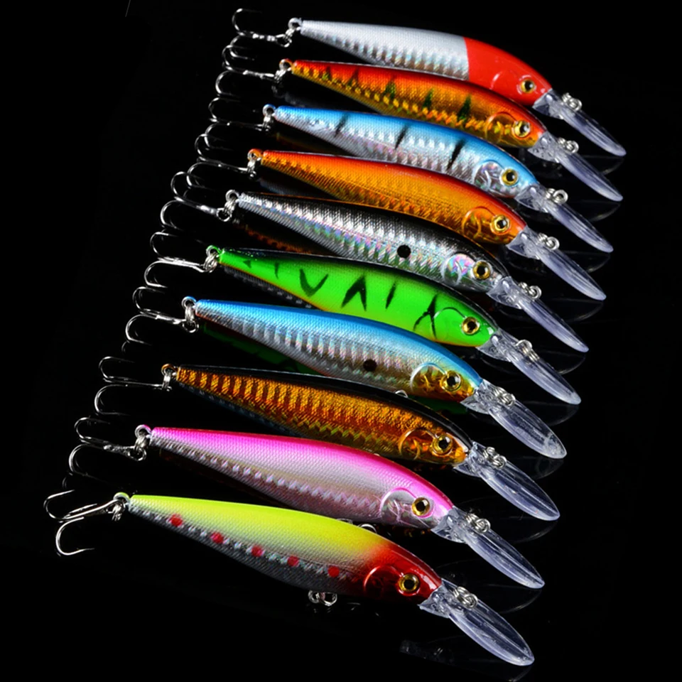 113 шт./лот рыболовные приманки смешанные гольян/Кривошип/ВИБ/Поппер приманка 16