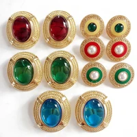 fashion sweet design cute candy color clip earrings statement geometric jewelry