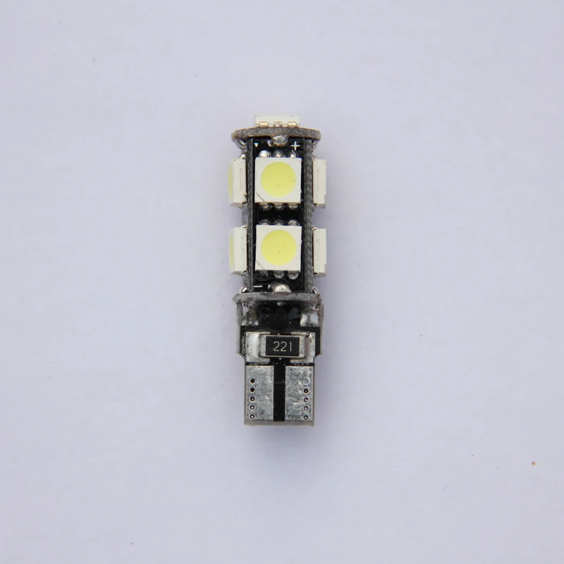 100 шт. canbus T10 9SMD 5050 автомобиля 194 168 192 W5W 9 светодиодный s светильник авто лампы Клин
