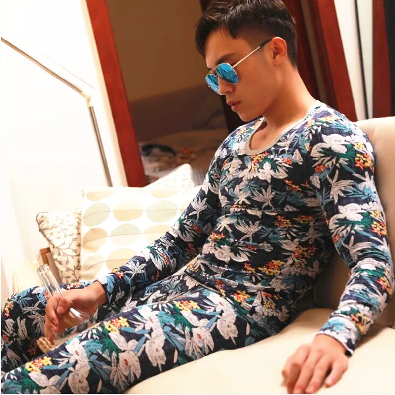 Новые мужские подштанники AIBC комплект хлопковых леггинсов на осень и зиму