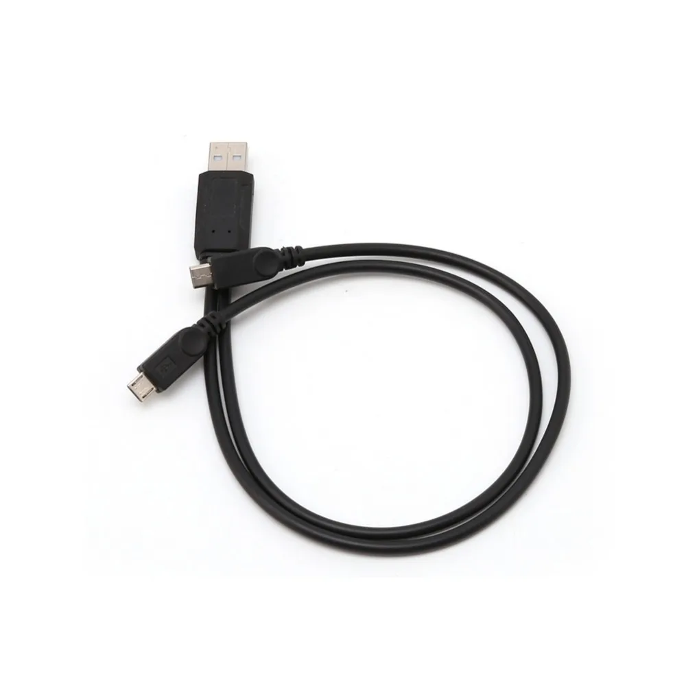 Новейший 1 шт. Портативный USB Мужской Универсальный Micro Двойной Y адаптер сплиттер