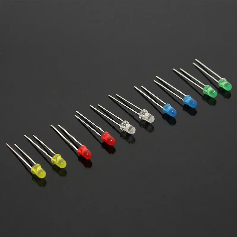 Новинка 3 в 20 ма разноцветные диоды универсальные 200 шт./корт светодиодный мм